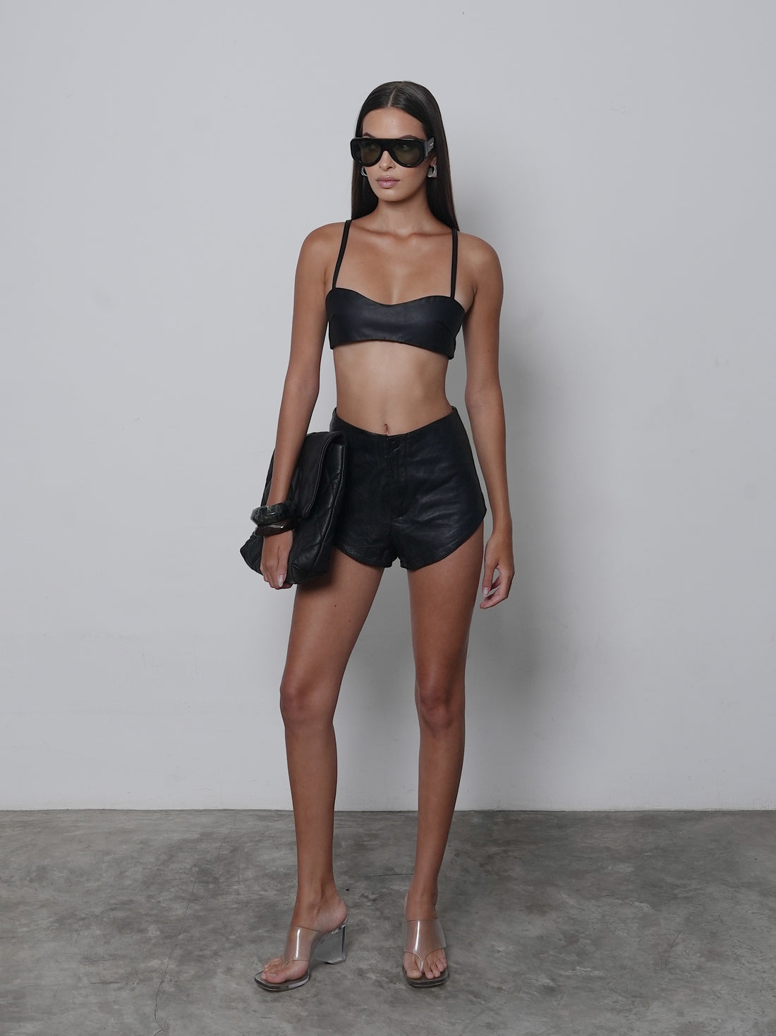 LE LUXE  leather PANT
