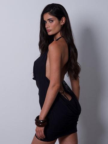 LA TROPICANA LOW BACK MESH DRESS
