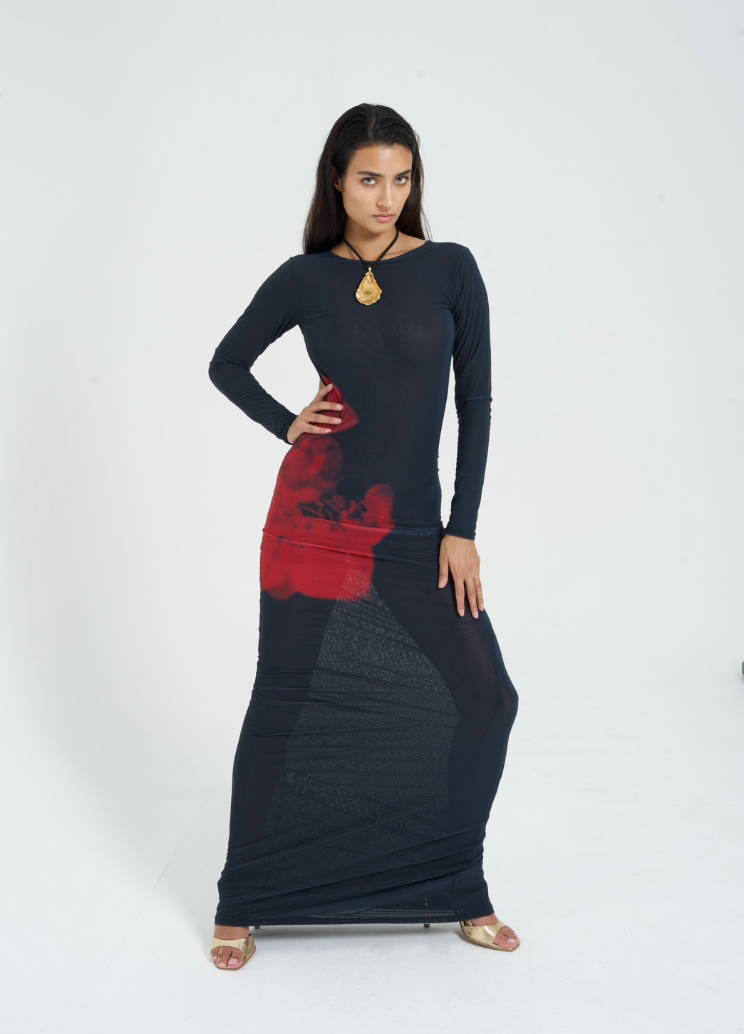VESTIDO LOCÉAN MALEA FLORES MAXI MALLA